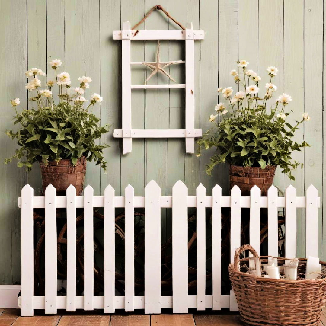 picket fence decor