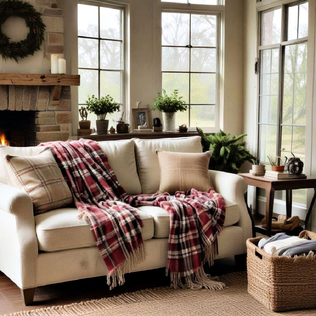 plaid throws