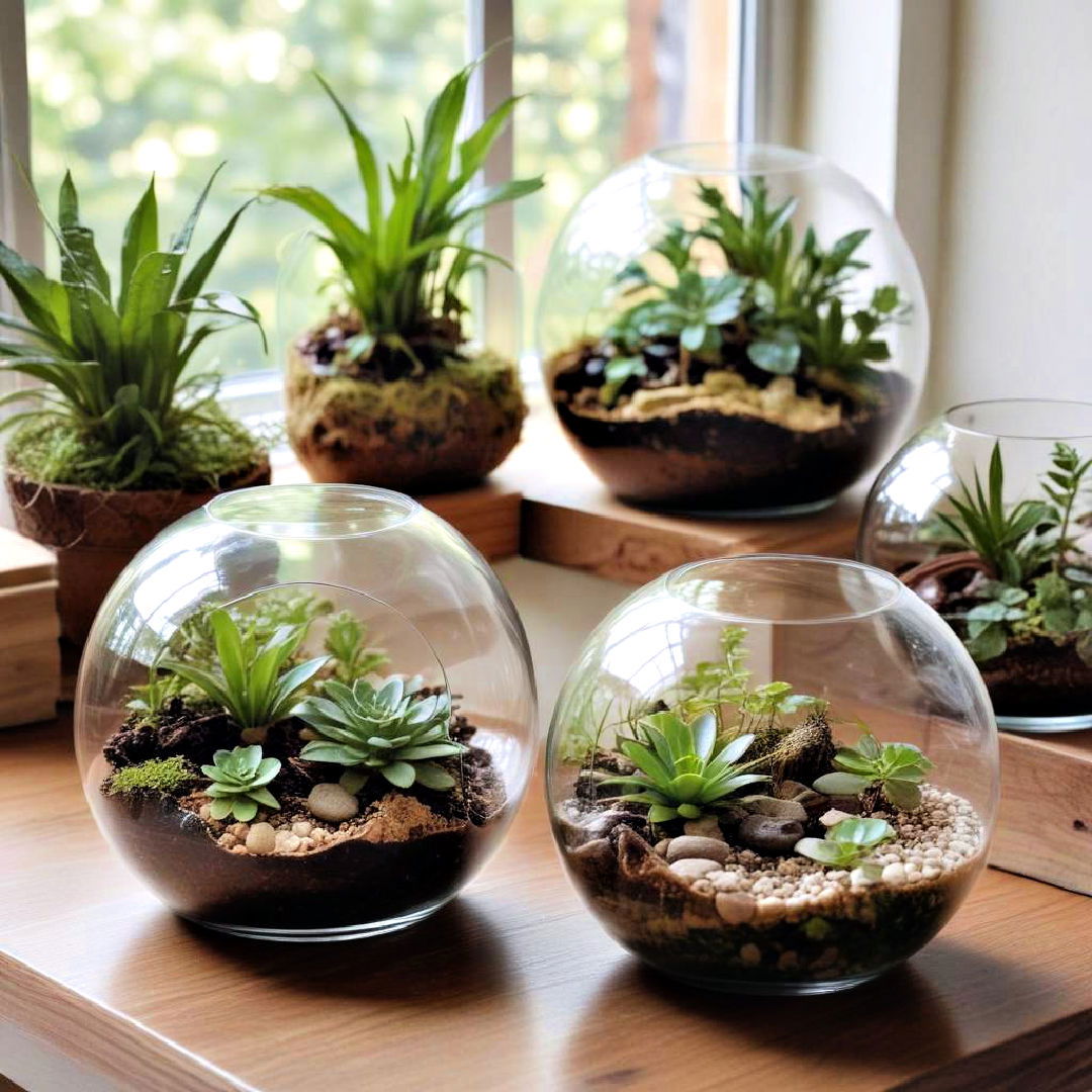 plant terrariums