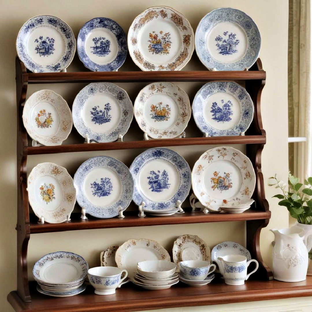 plate rack display