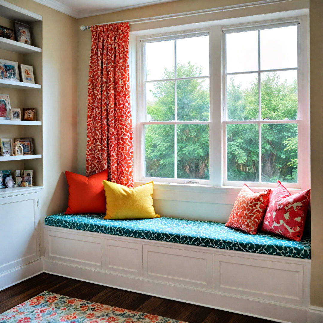 playroom window bench