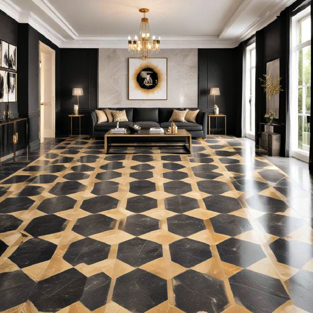 polished floor tiles