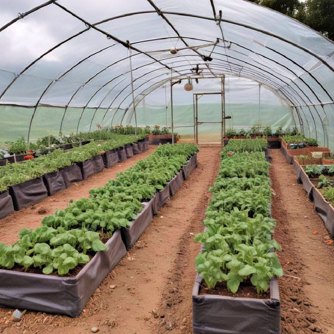 polytunnel gardening