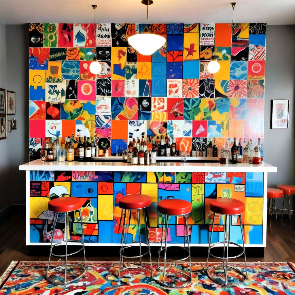 pop art themed bar