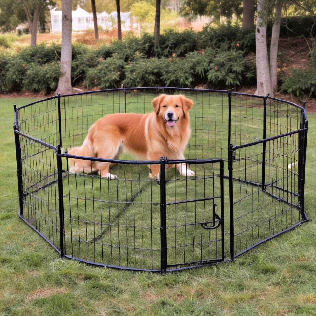 portable dog fence for flexibility