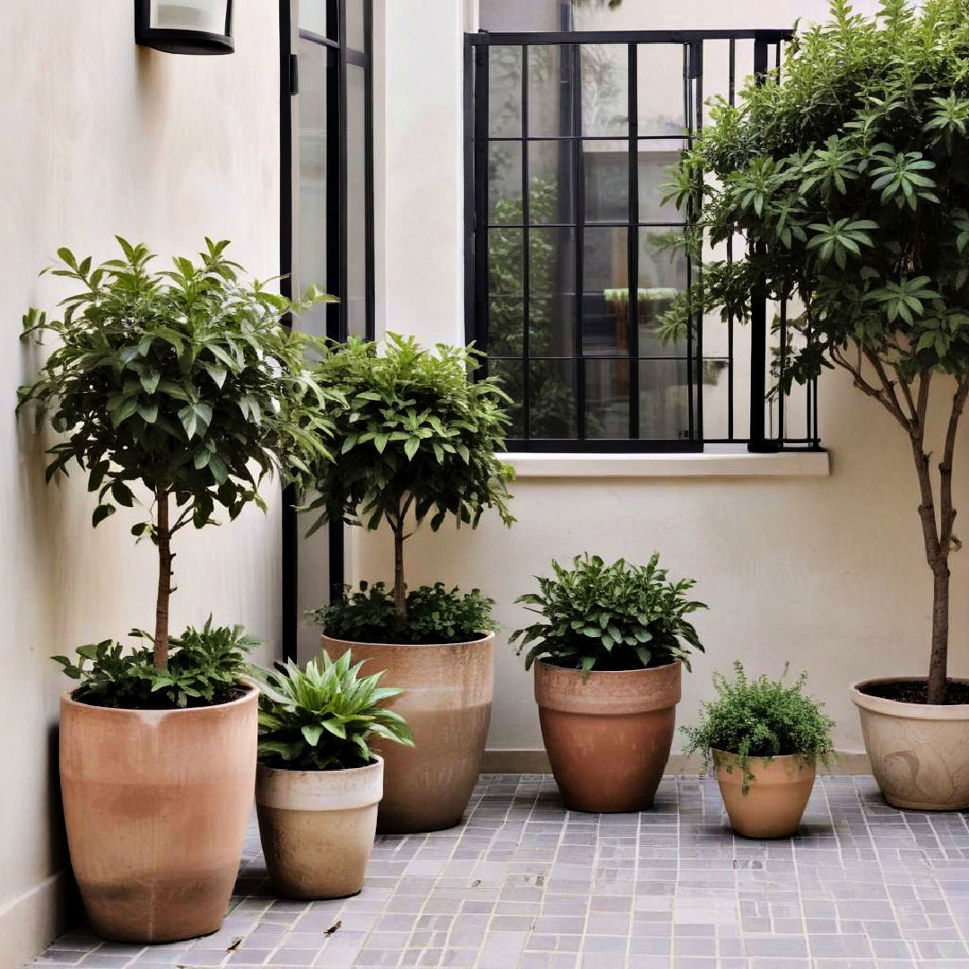 potted plants