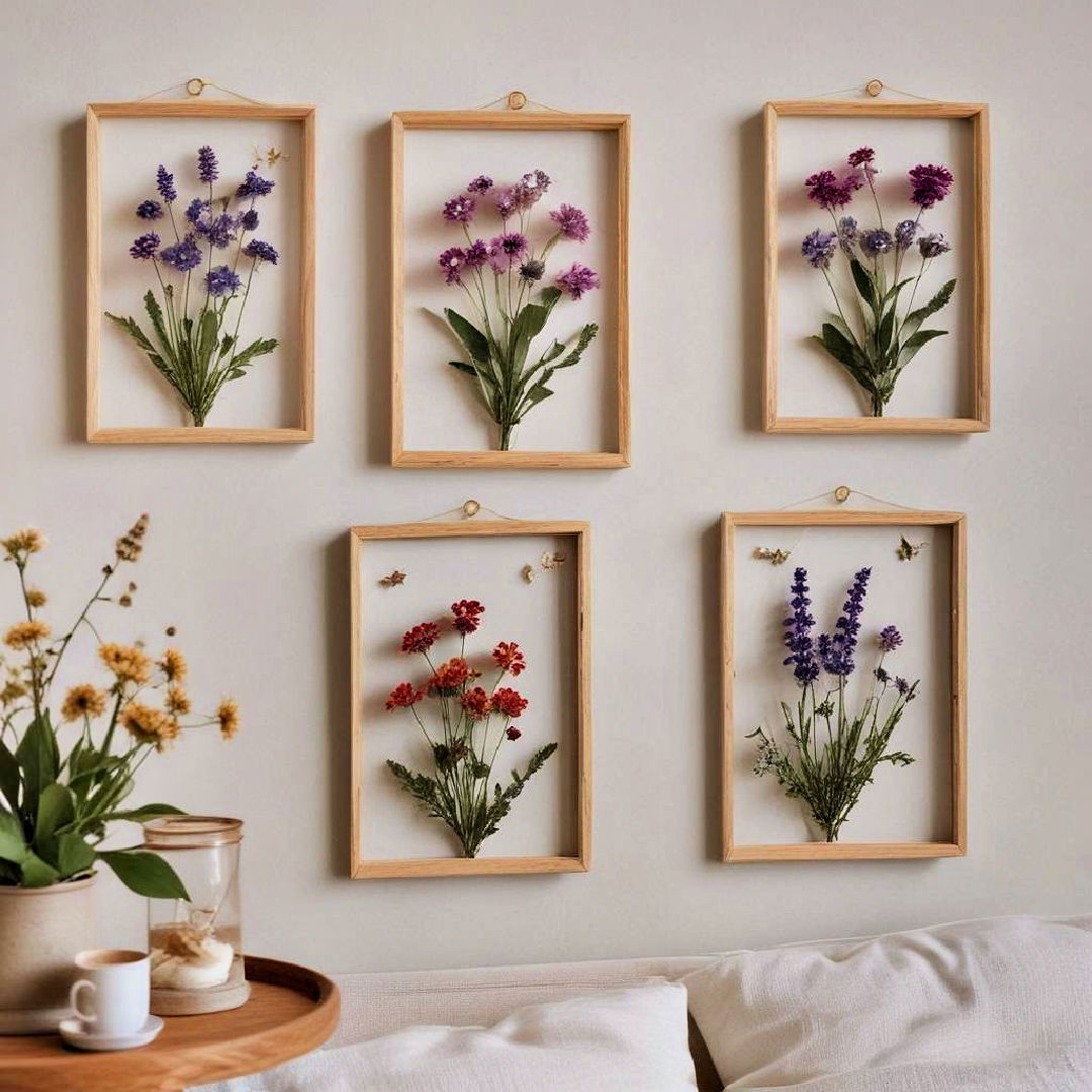 pressed flower frames