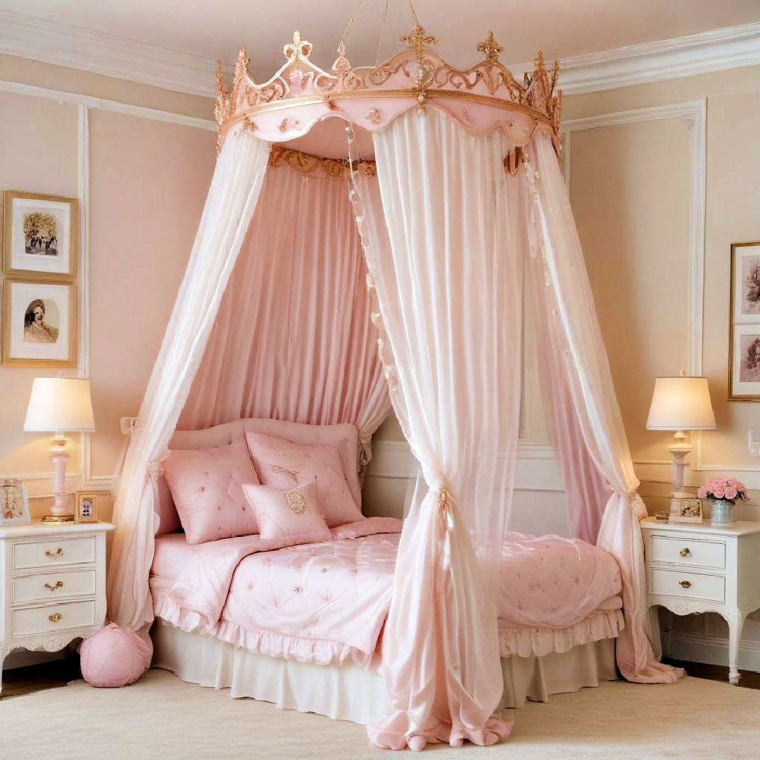 princess themed bed canopy