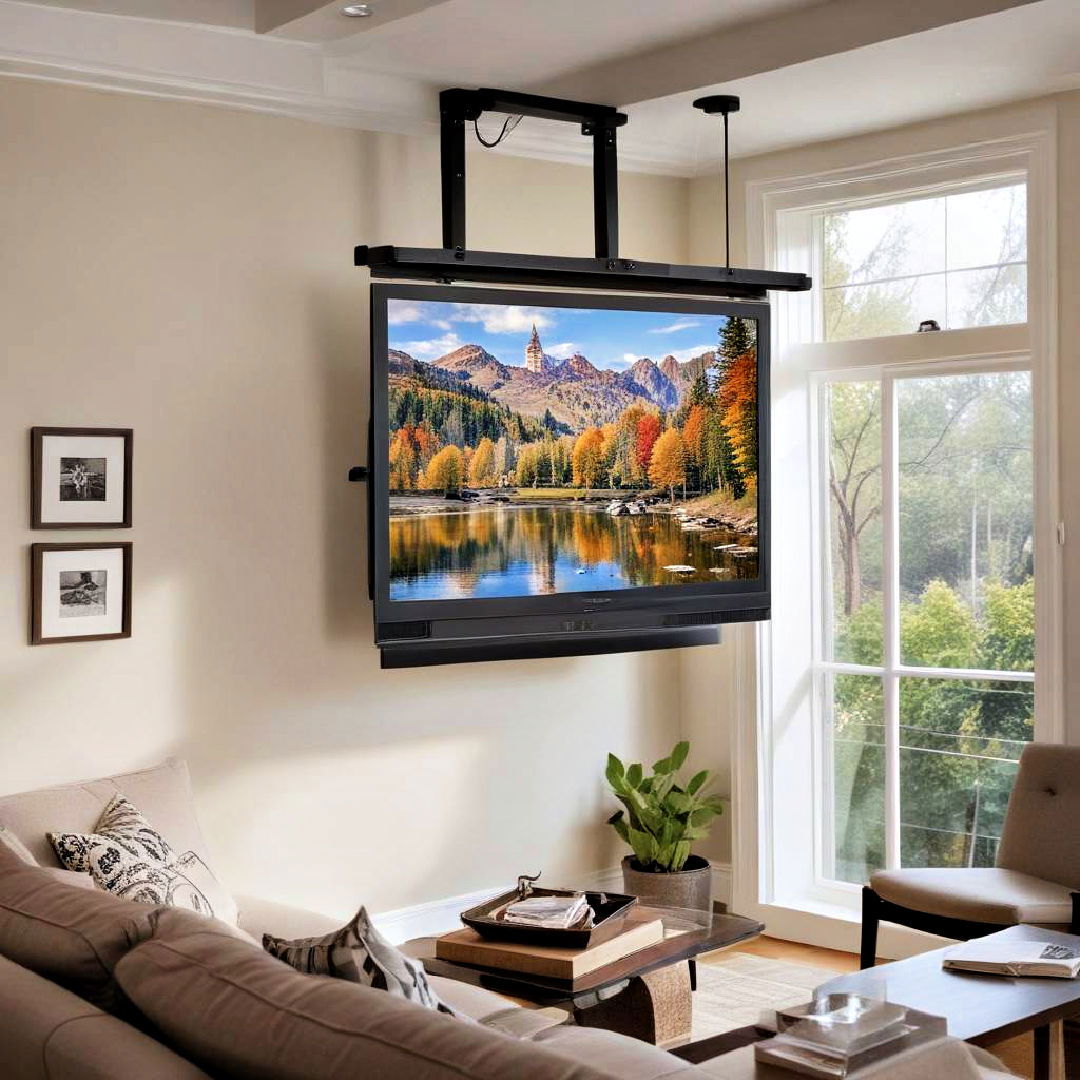 pull down tv mounts