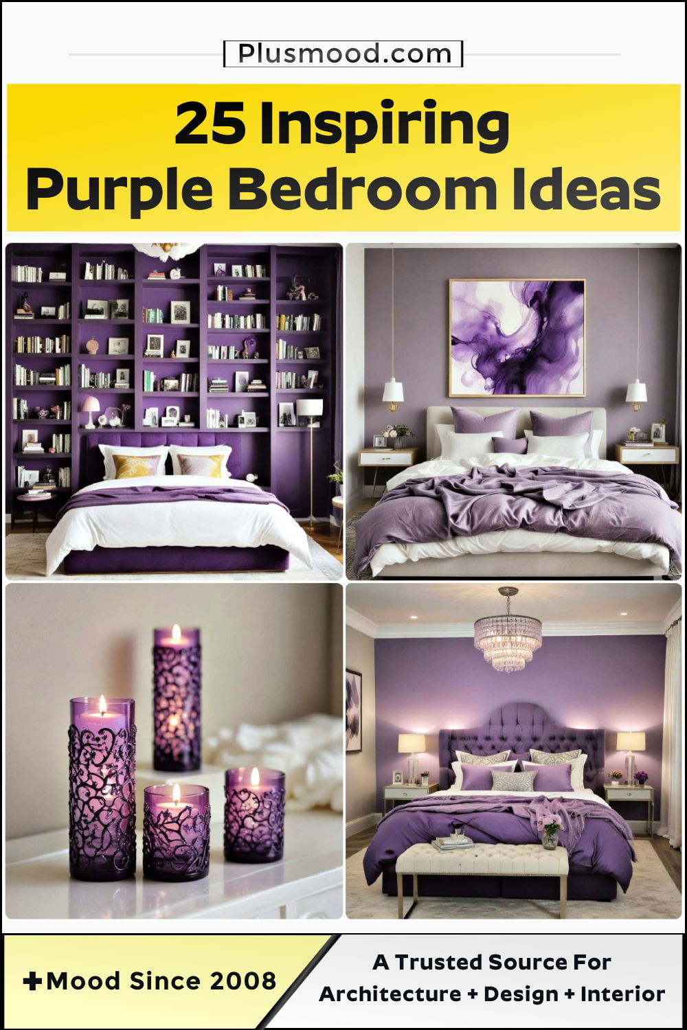 purple bedroom ideas and inspiration