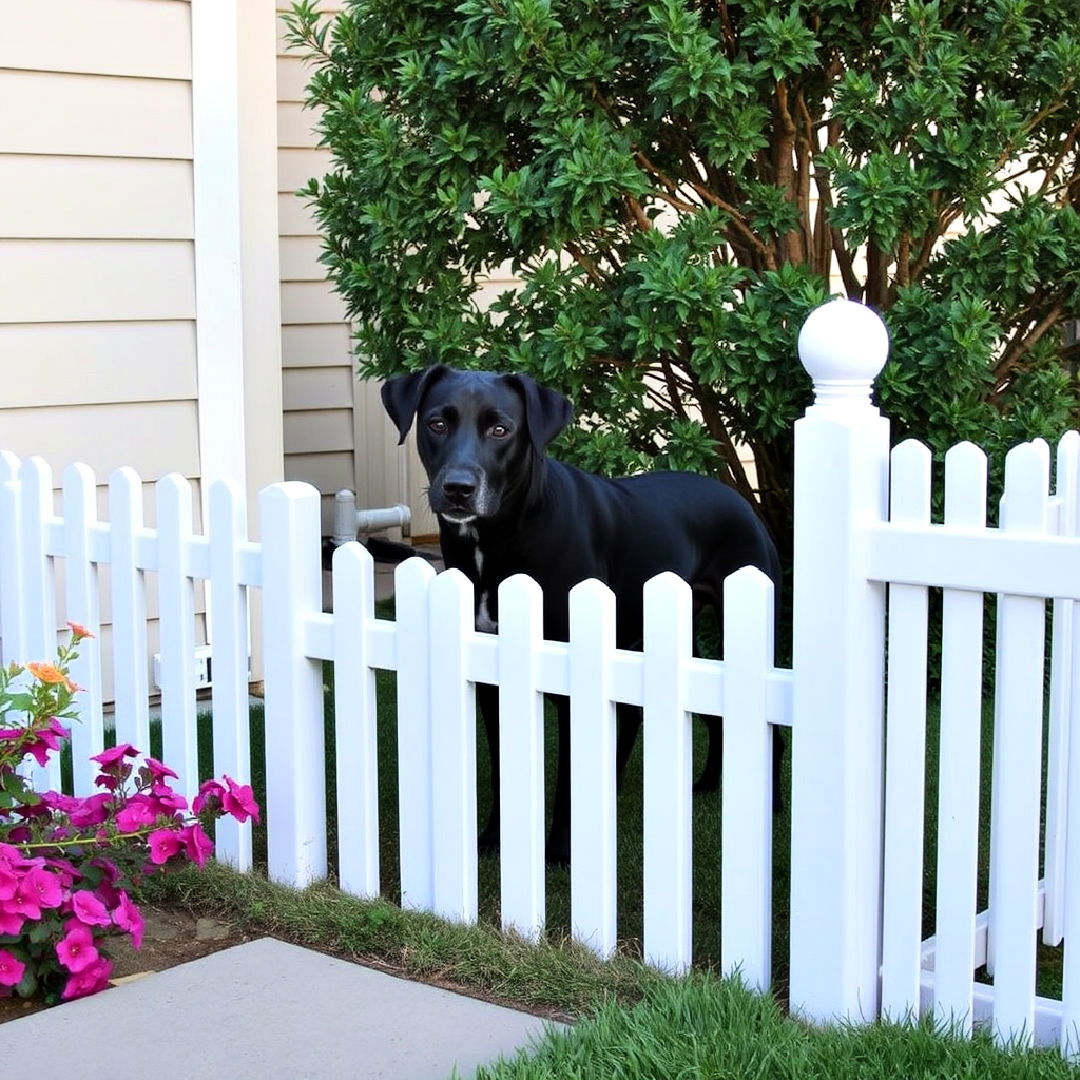 pvc dog fence for lightweight durability