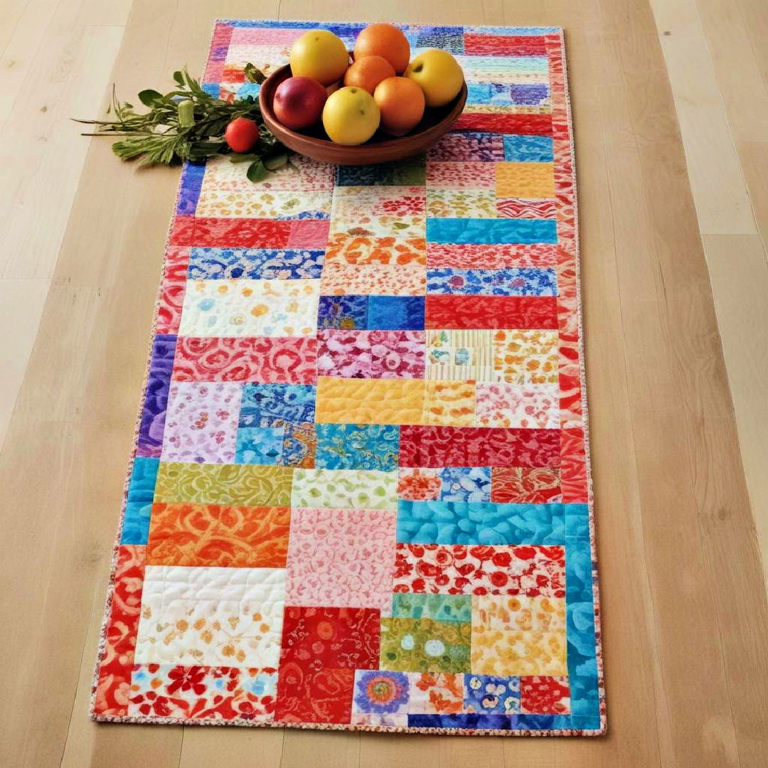 quilted patchwork runner