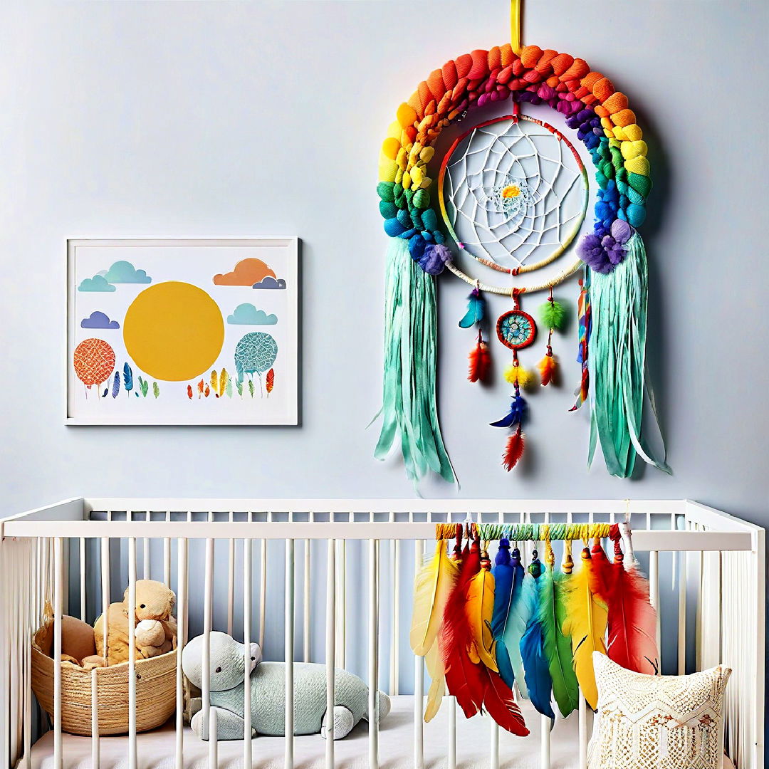 rainbow dreamcatcher