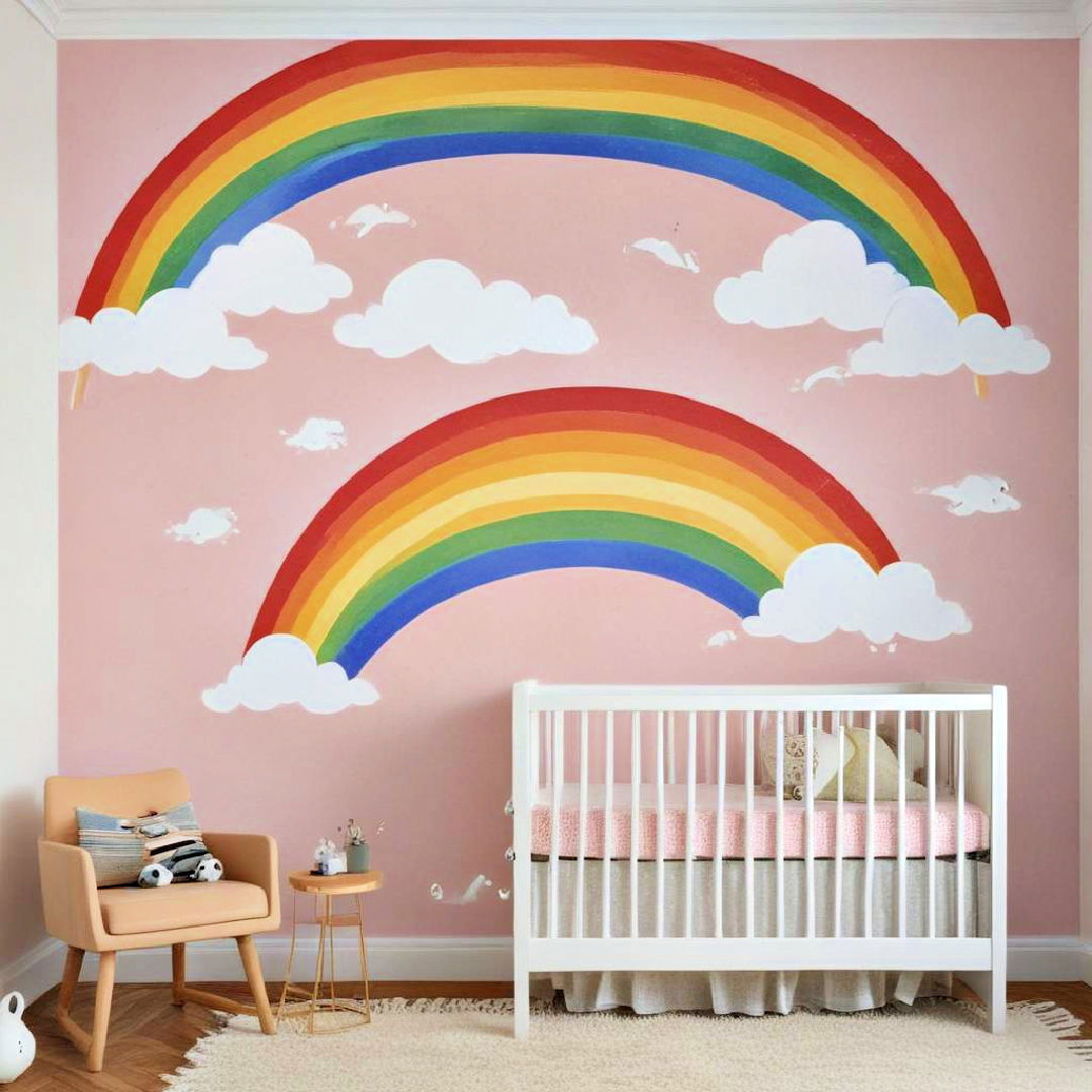 rainbow wall decals