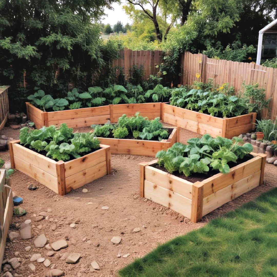 raised vegetable beds