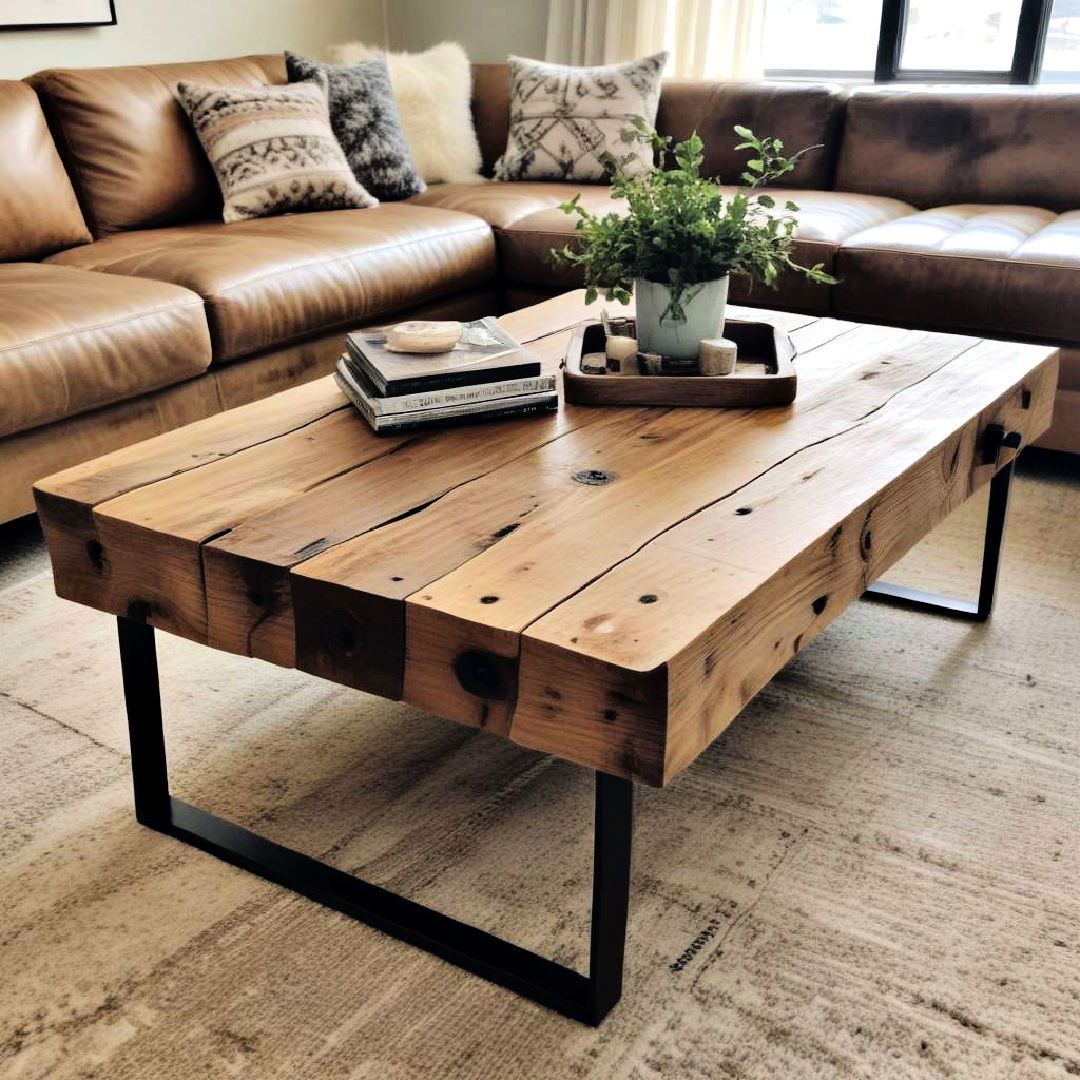 reclaimed wood coffee table