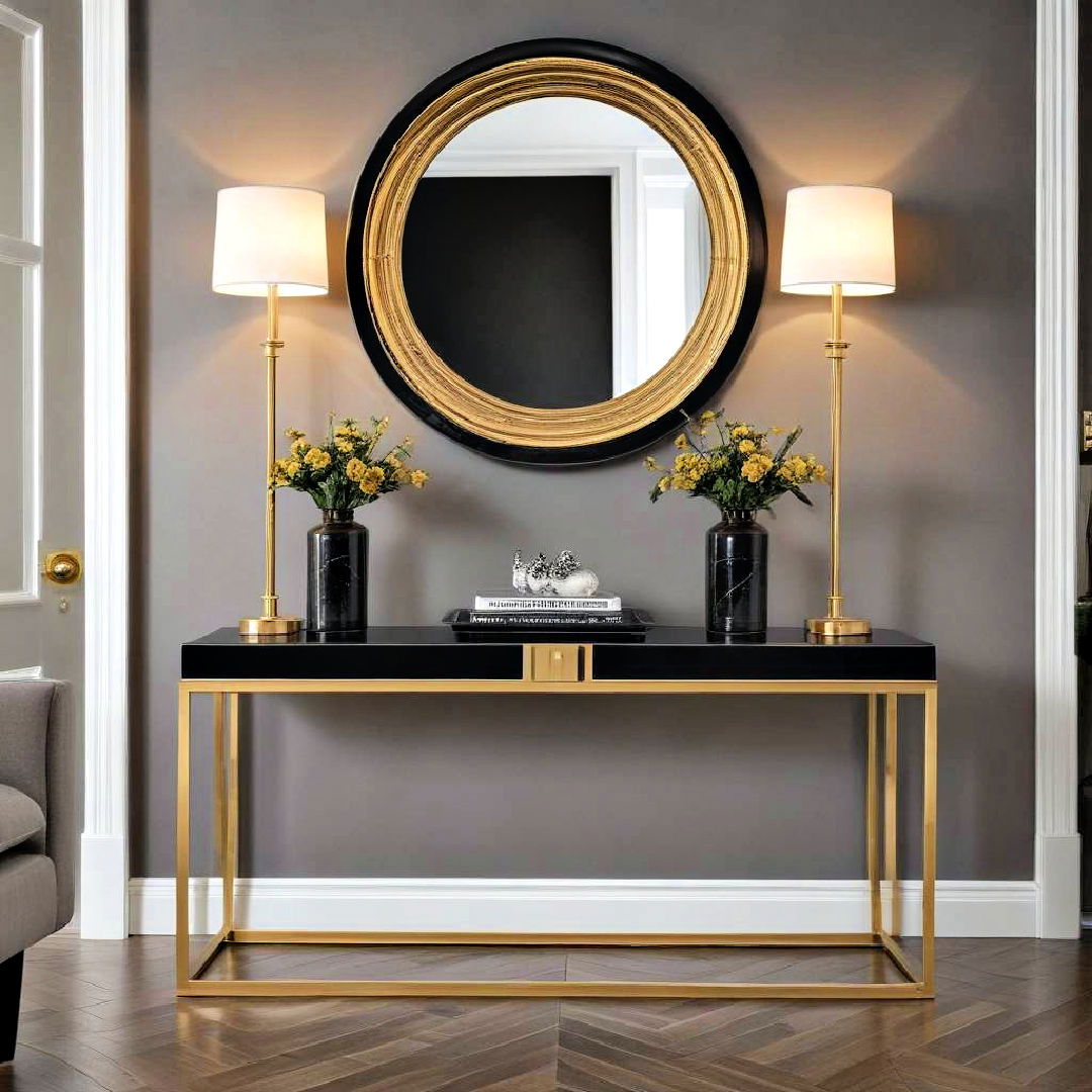 refined console tables