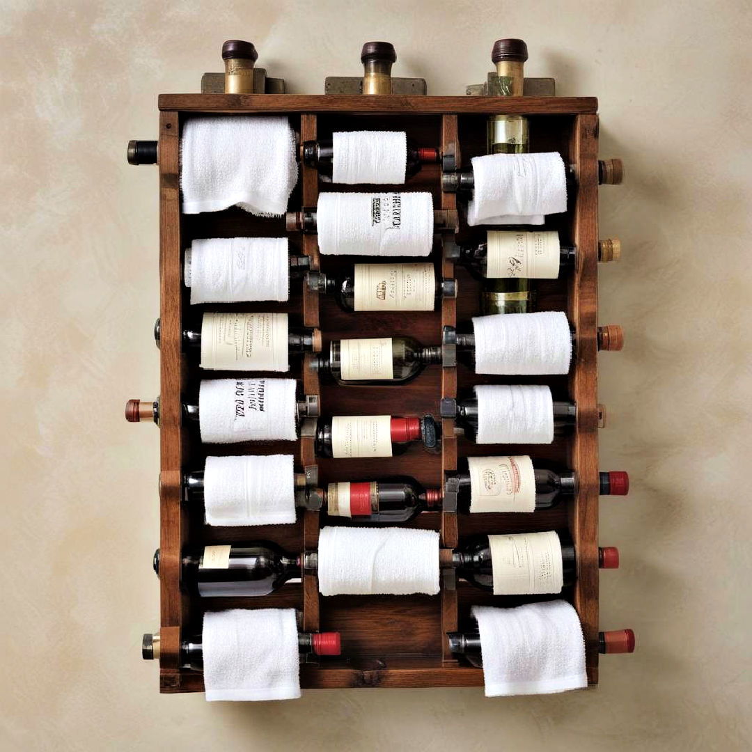 repurposed wine rack