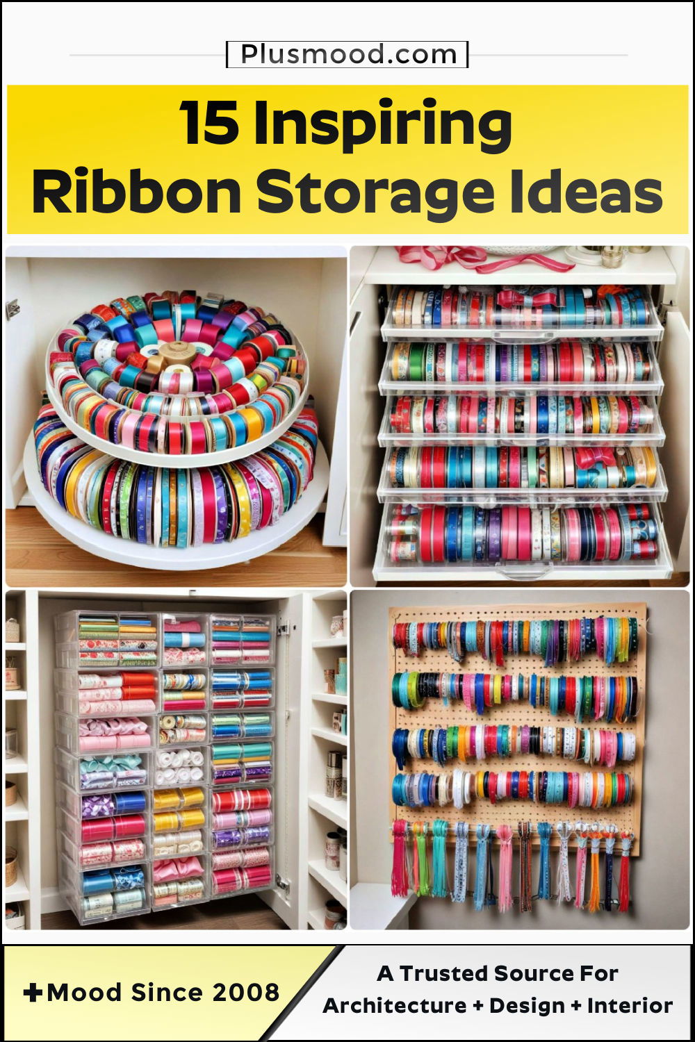 ribbon storage ideas and inspiration