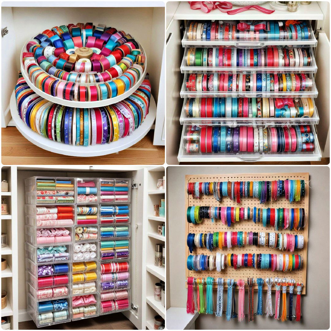 15 Ribbon Storage Ideas To Save Space in Small Areas