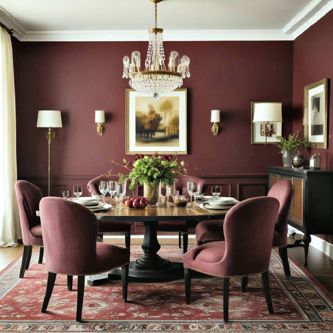 rich burgundy