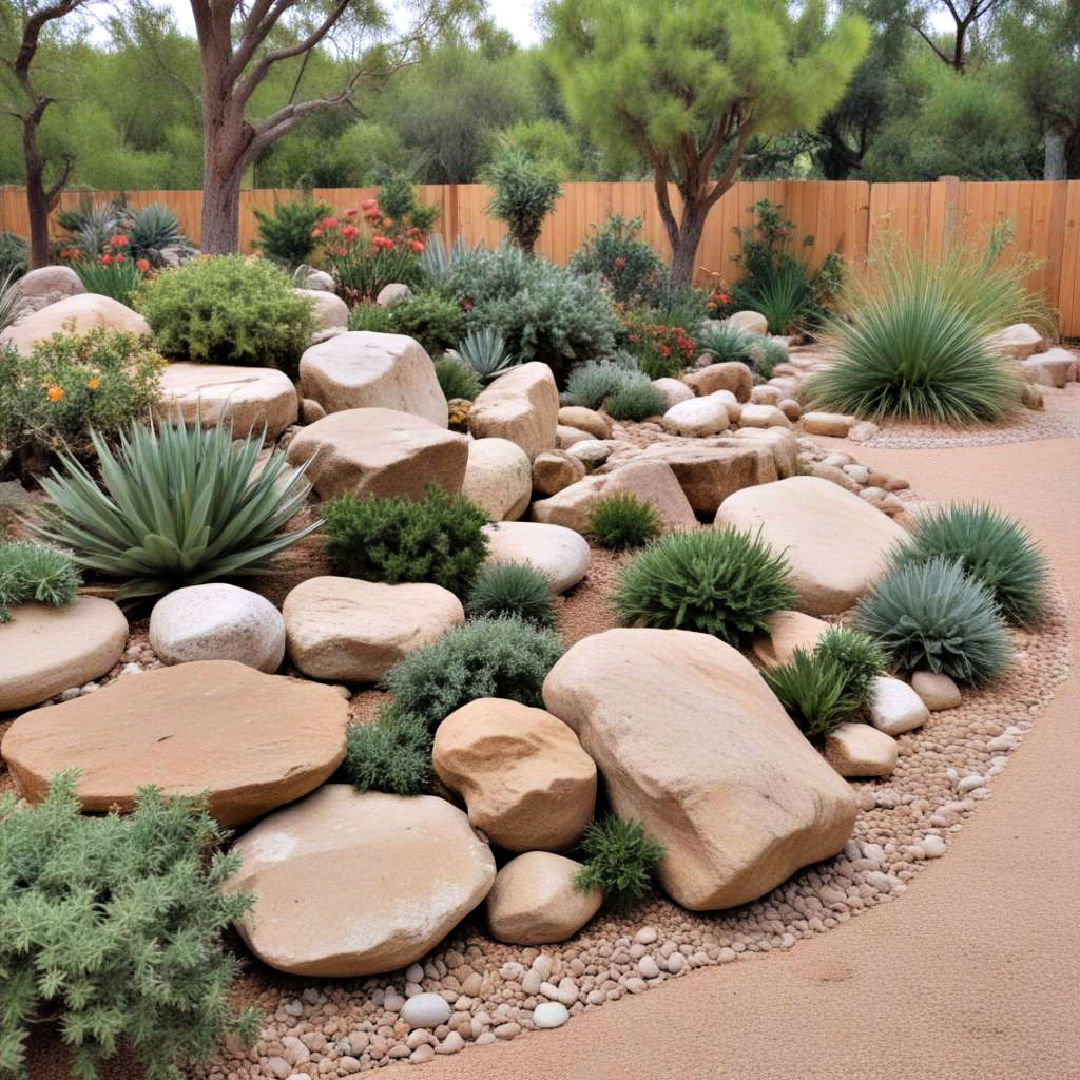 rock gardens for minimal maintenance