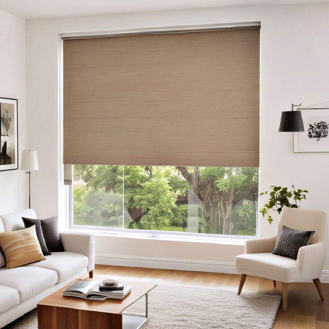 roller blinds for a minimalist look