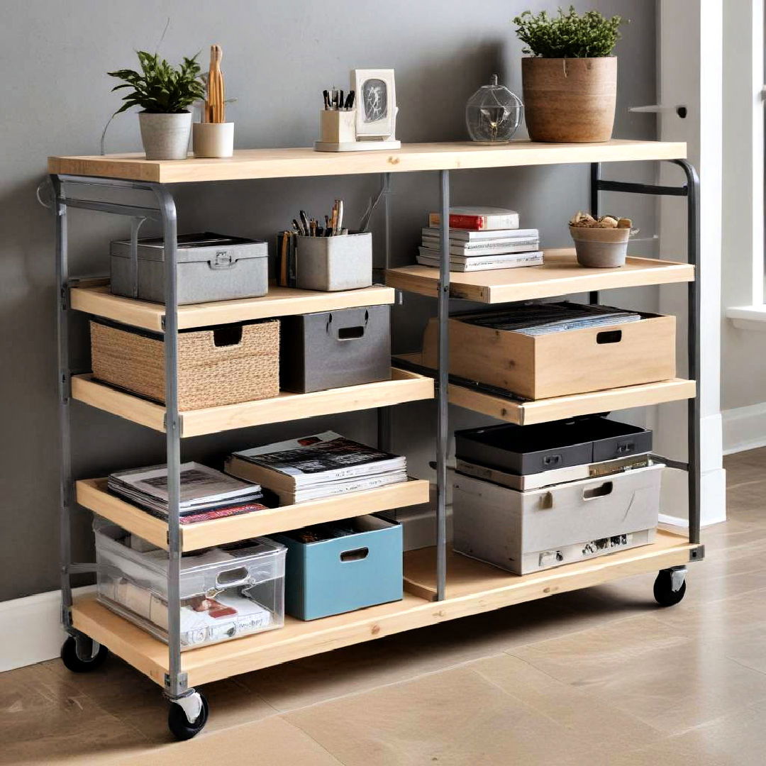 rolling storage carts