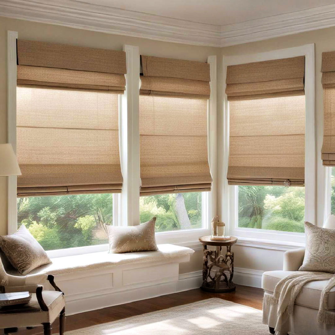 roman shades for a classic look