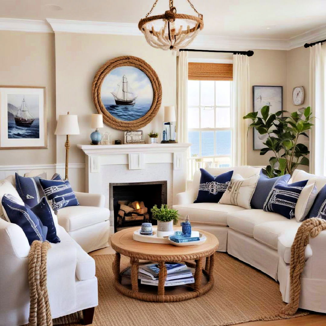 rope accents for a subtle maritime touch