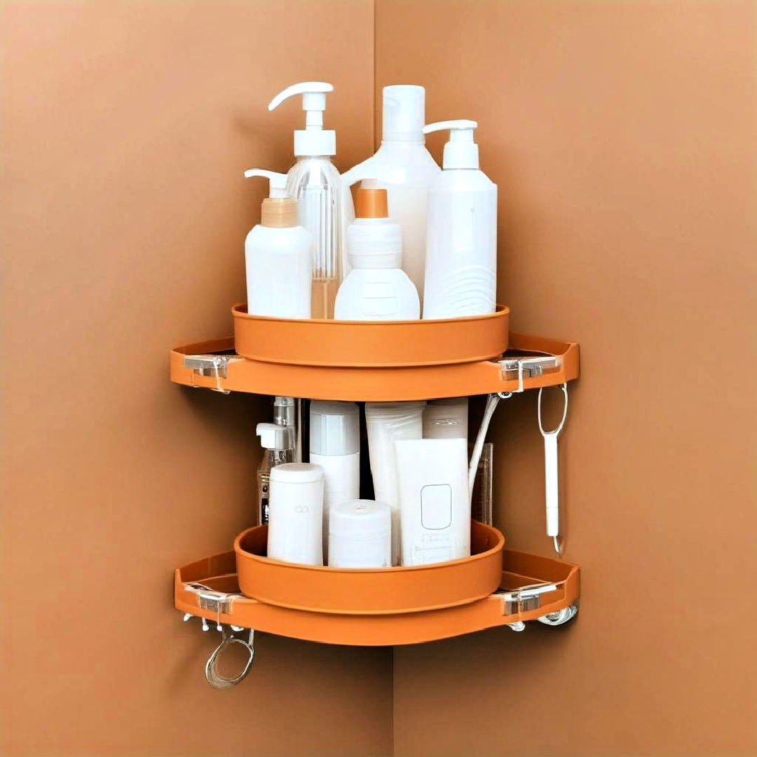 rotating shower caddy