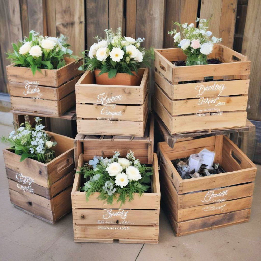 rustic crates