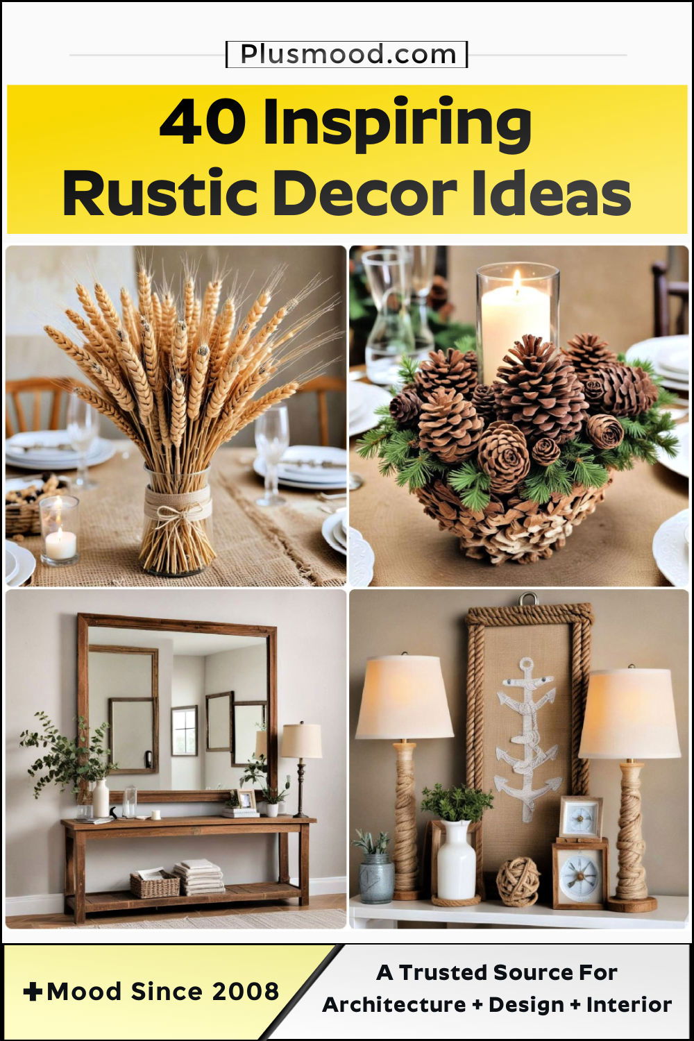 rustic decor ideas and inspiration