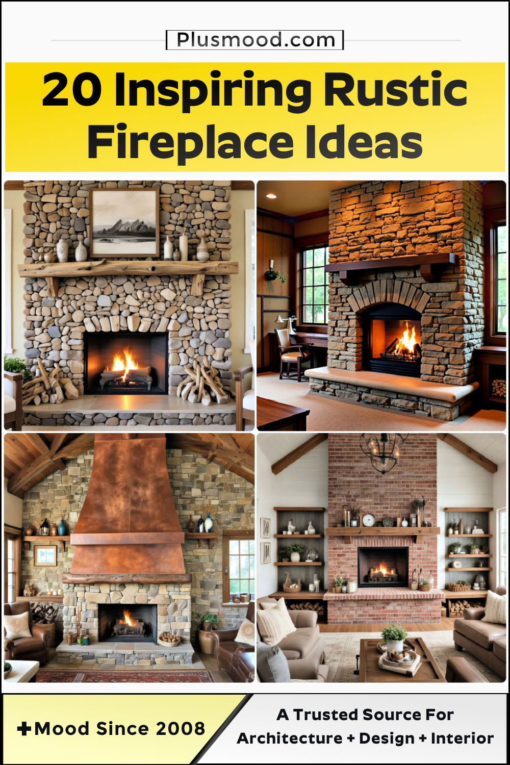 rustic fireplace ideas and inspiration