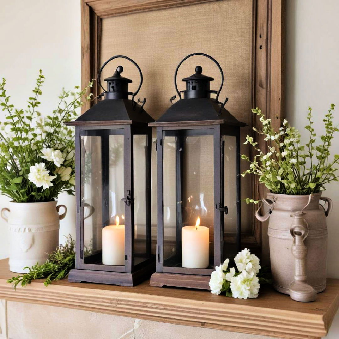 rustic lanterns