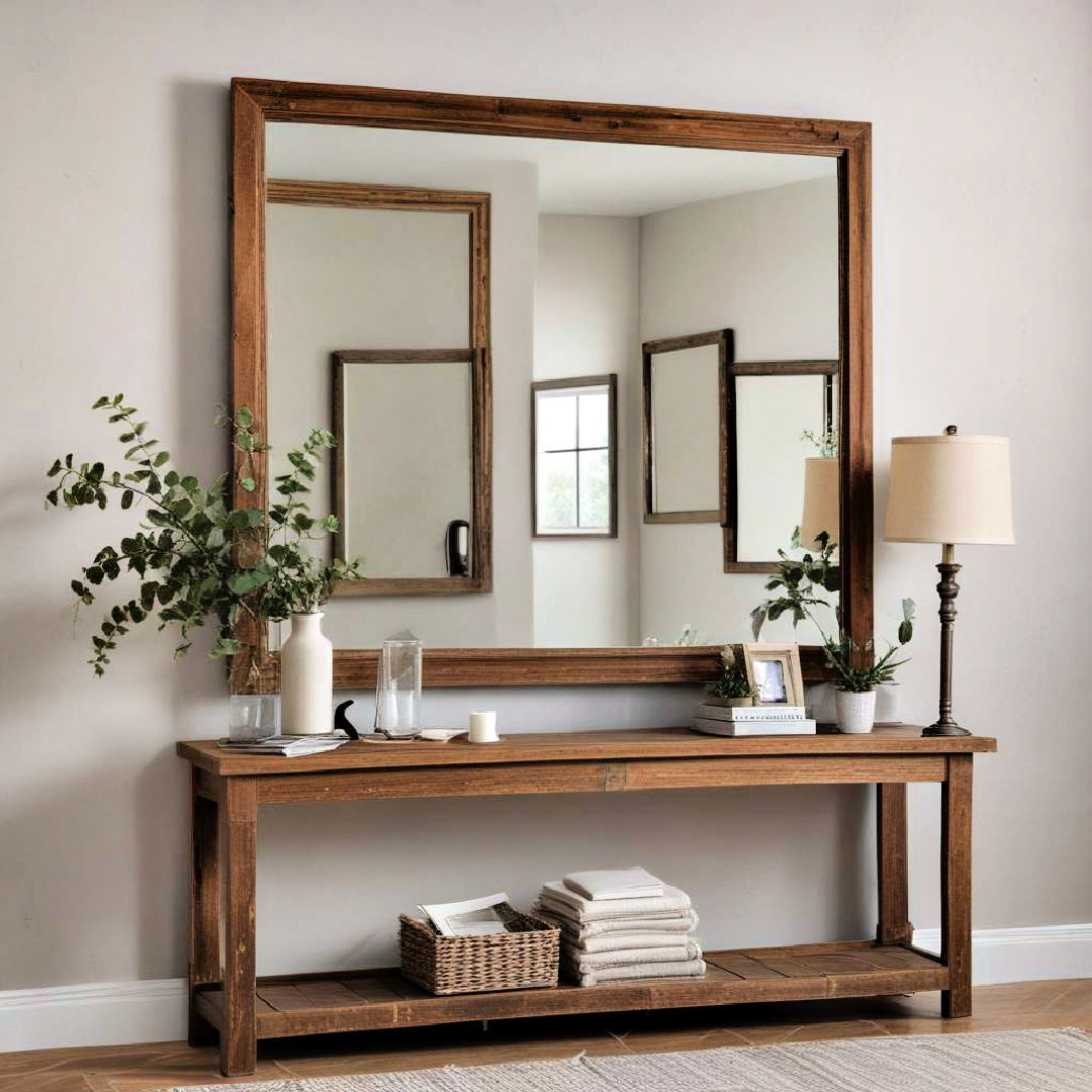 rustic mirrors