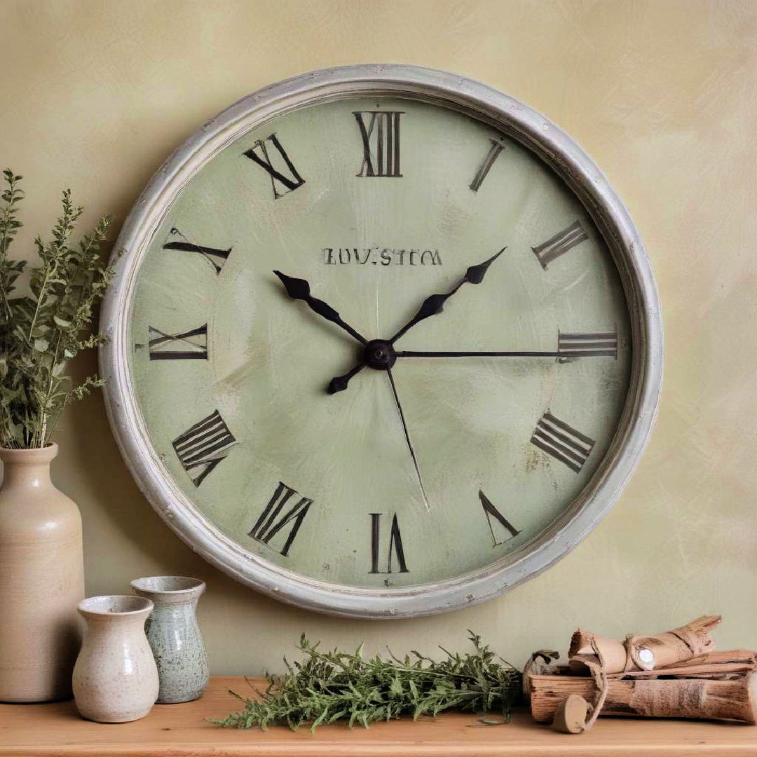 rustic wall clocks