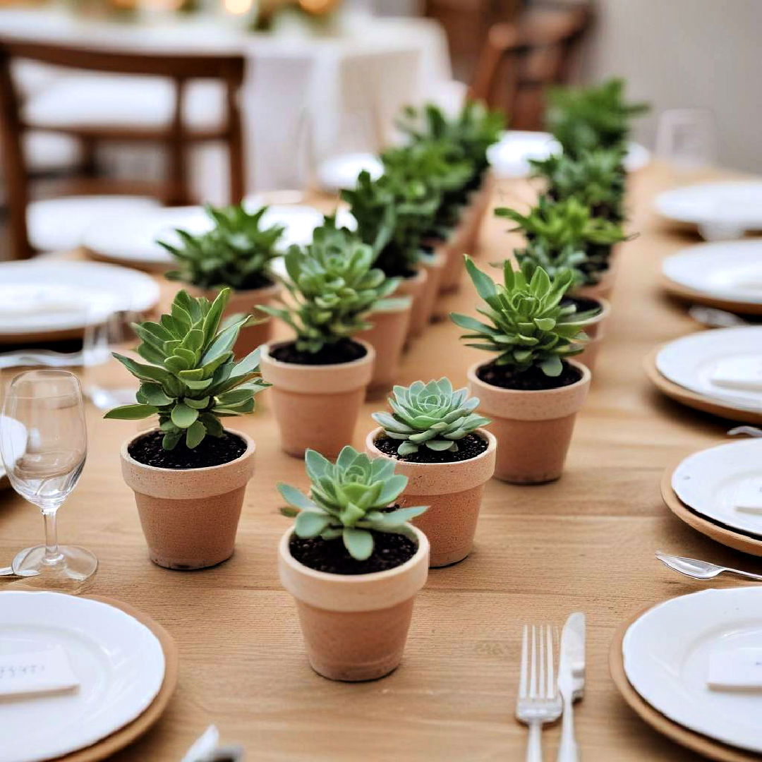 rustic wooden centerpieces