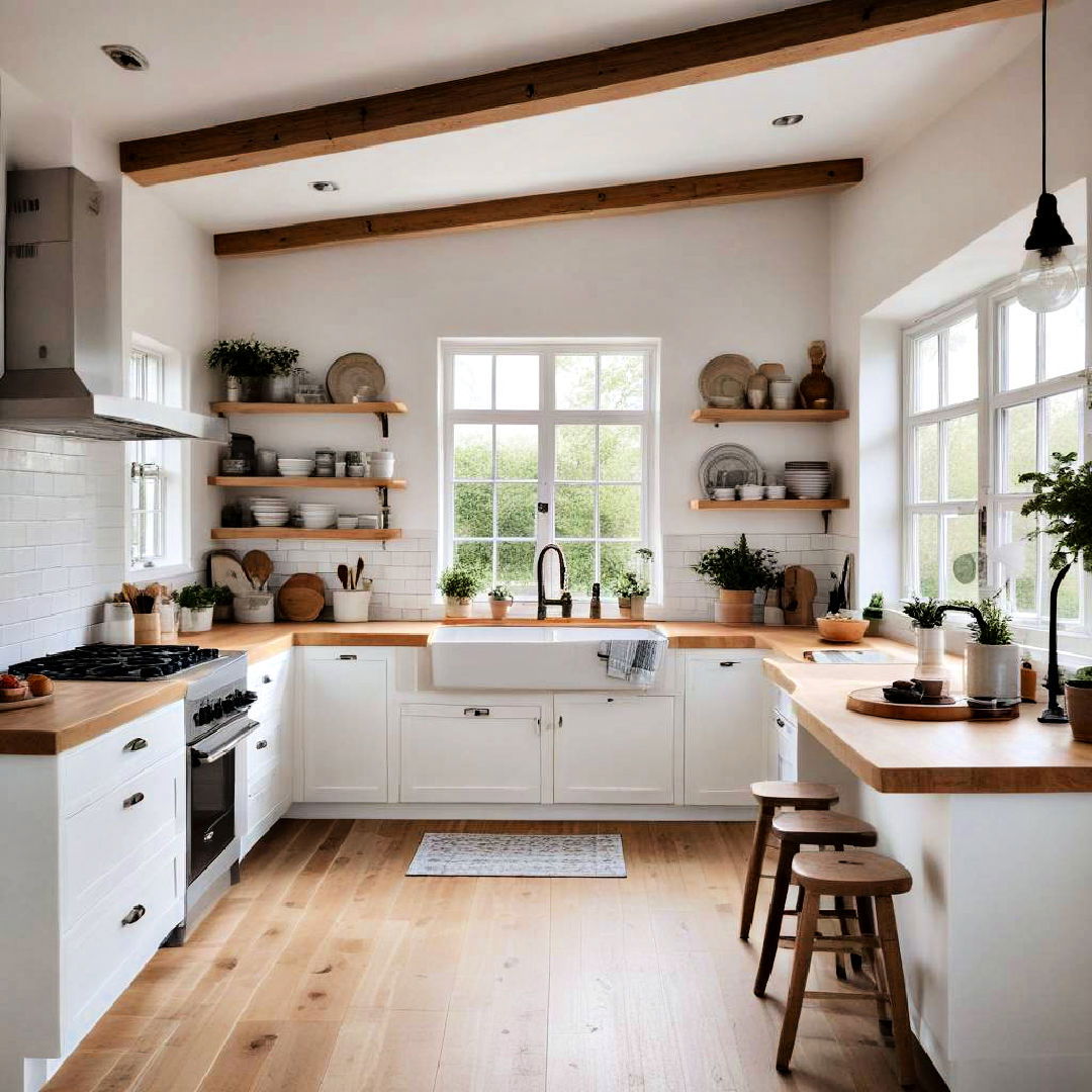 scandinavian inspired kitchen