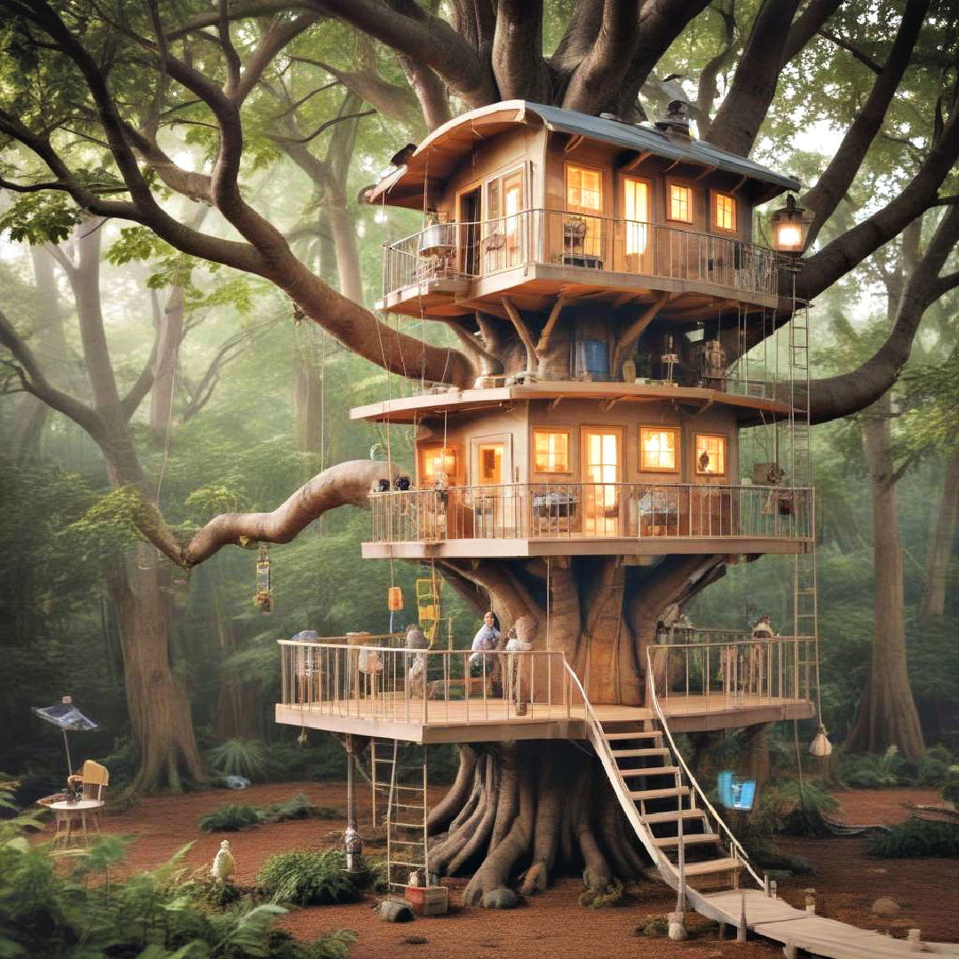 science fiction treehouse