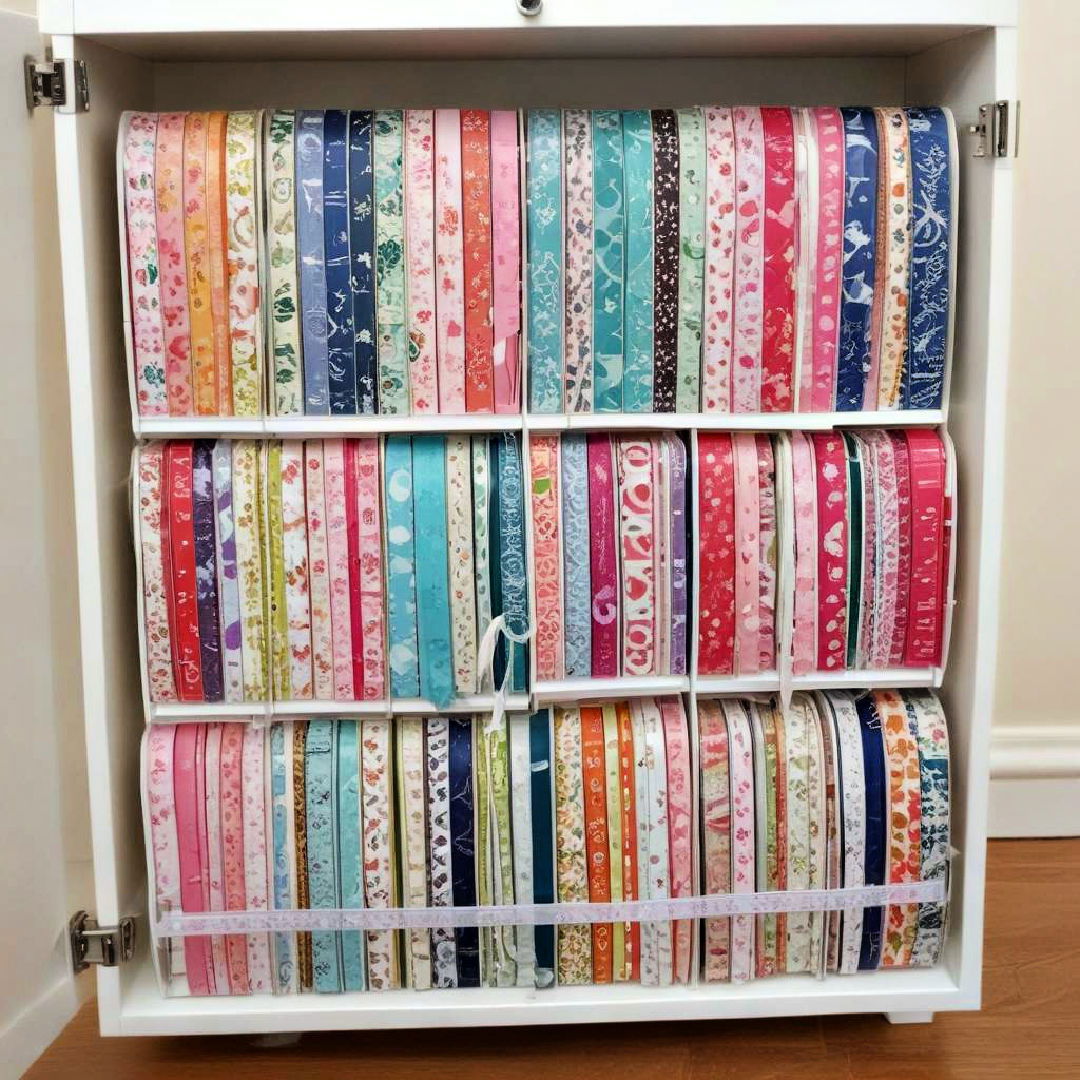 scrapbook paper organizers