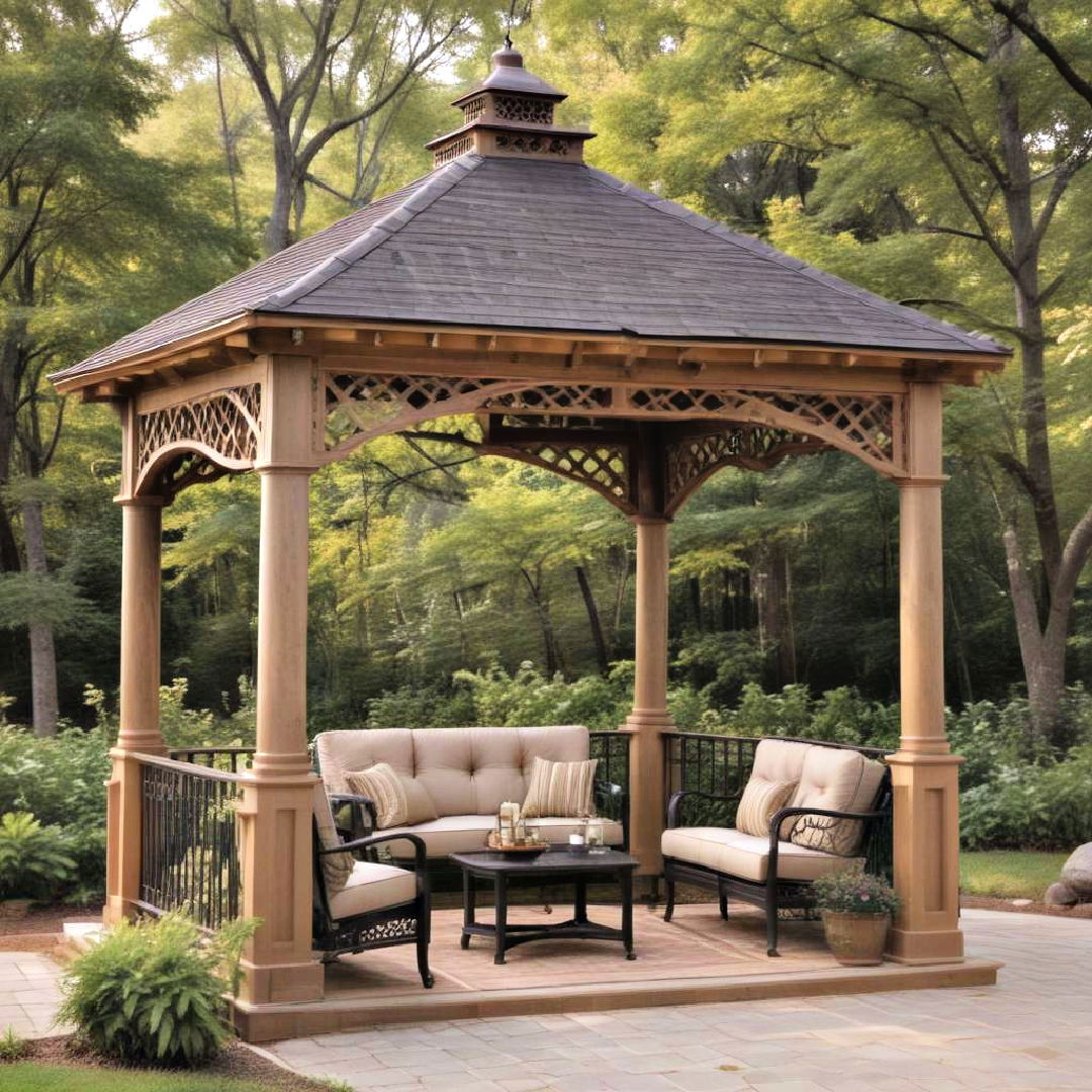 screened in gazebo