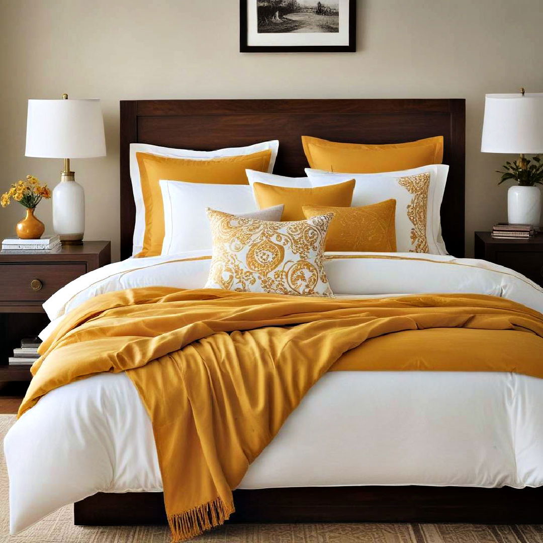 select a saffron duvet cover for spice inspired warmth