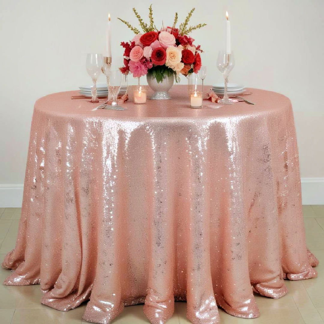 sequin tablecloths