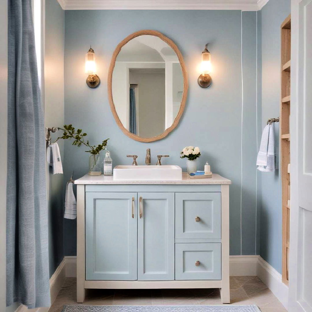 serene powder blue