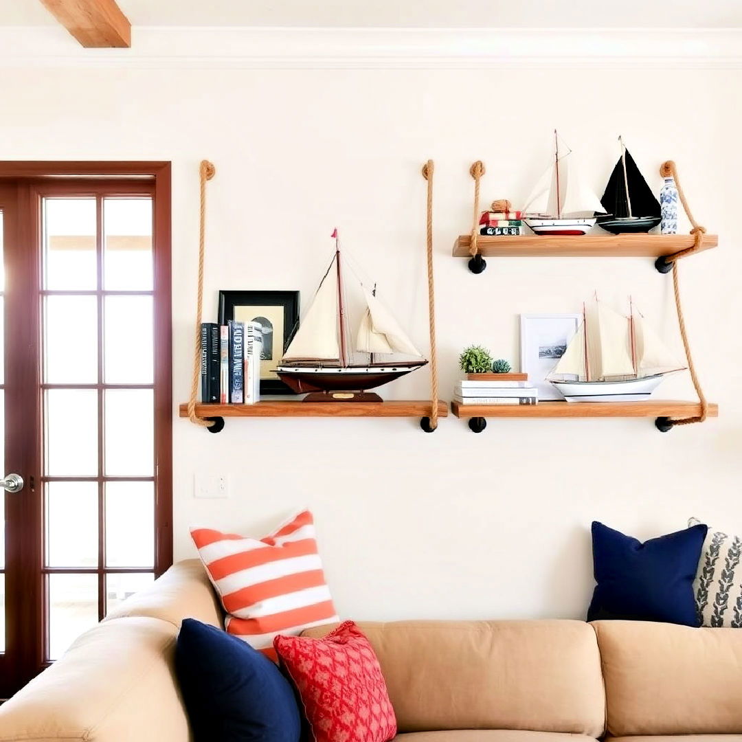 ship inspired shelving