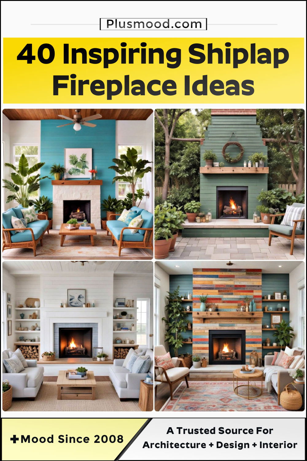 shiplap fireplace ideas and inspiration