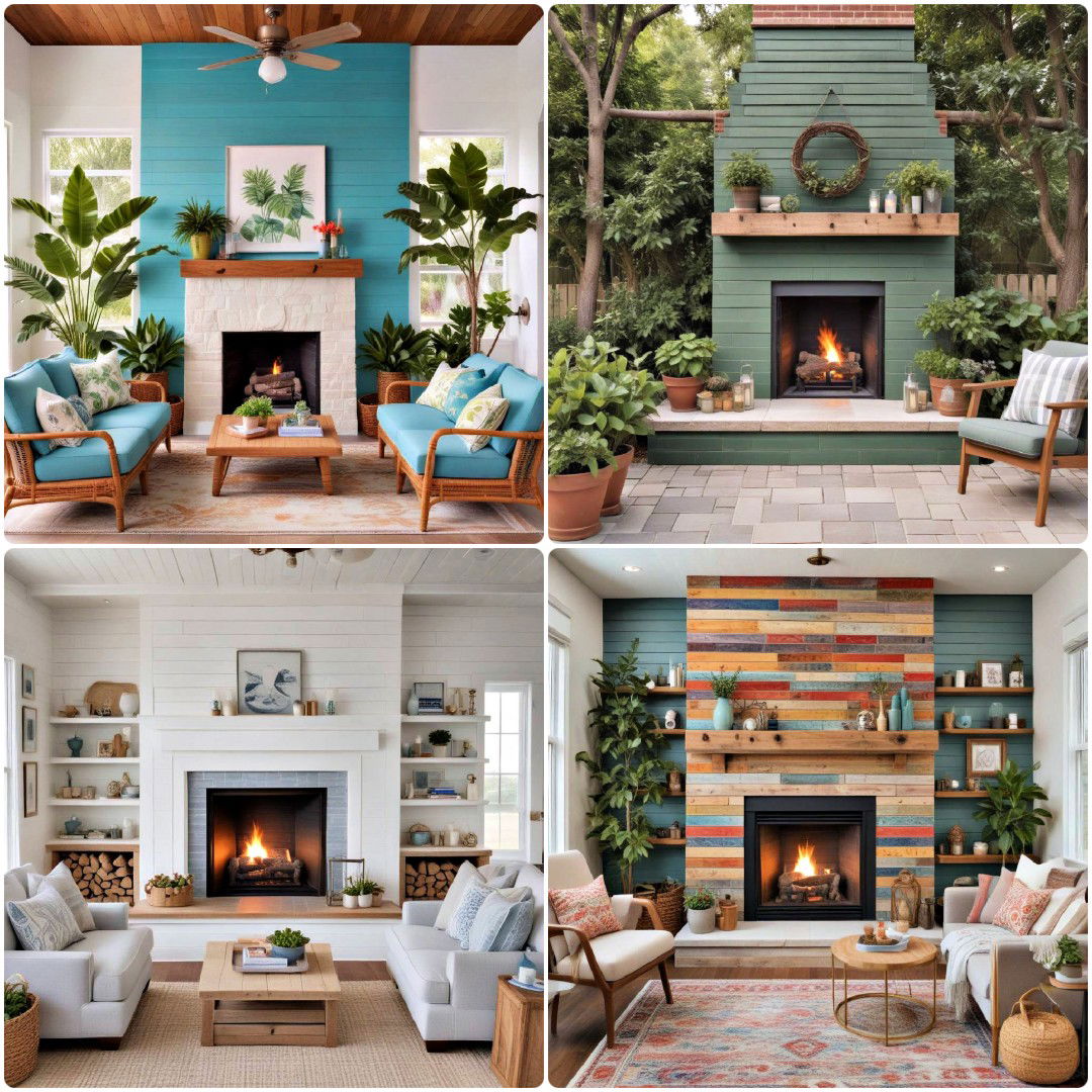 40 Shiplap Fireplace Ideas To Add Charm and Character