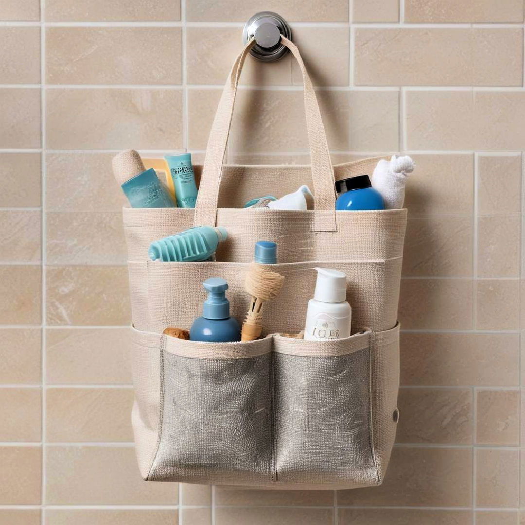 shower tote bag