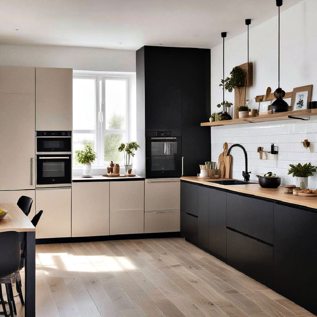 sleek and modern appliances